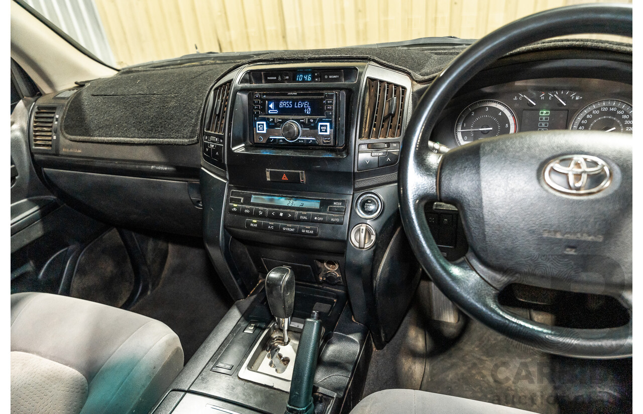 12/2008 Toyota Landcruiser GXL (4x4) VDJ200R 4d Wagon Blue Turbo Diesel V8 4.5L