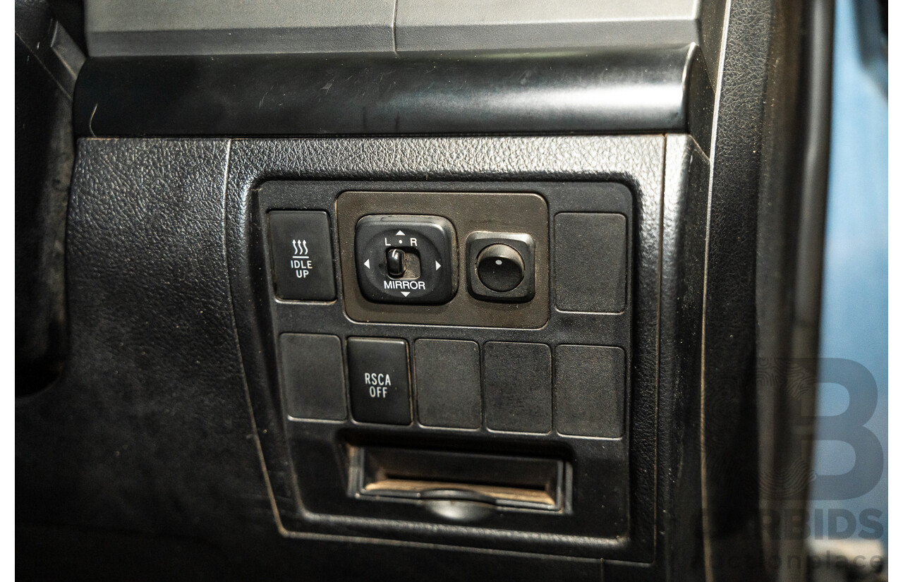 12/2008 Toyota Landcruiser GXL (4x4) VDJ200R 4d Wagon Blue Turbo Diesel V8 4.5L