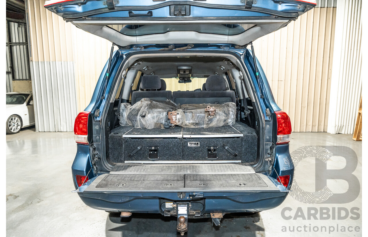 12/2008 Toyota Landcruiser GXL (4x4) VDJ200R 4d Wagon Blue Turbo Diesel V8 4.5L