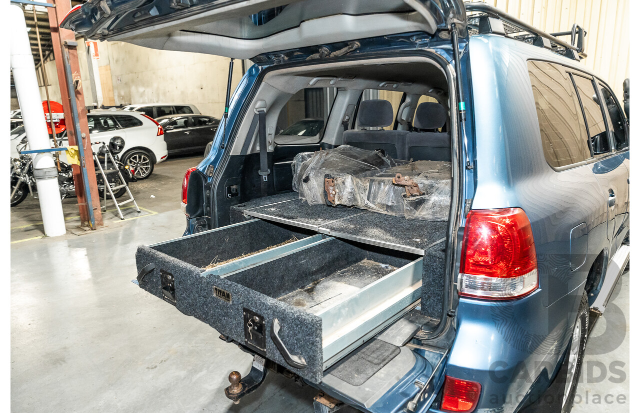 12/2008 Toyota Landcruiser GXL (4x4) VDJ200R 4d Wagon Blue Turbo Diesel V8 4.5L