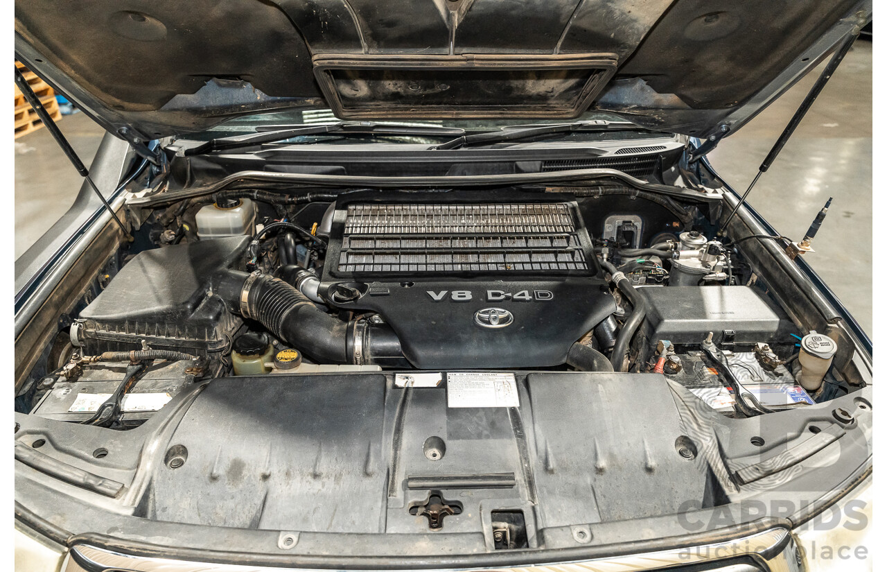 12/2008 Toyota Landcruiser GXL (4x4) VDJ200R 4d Wagon Blue Turbo Diesel V8 4.5L