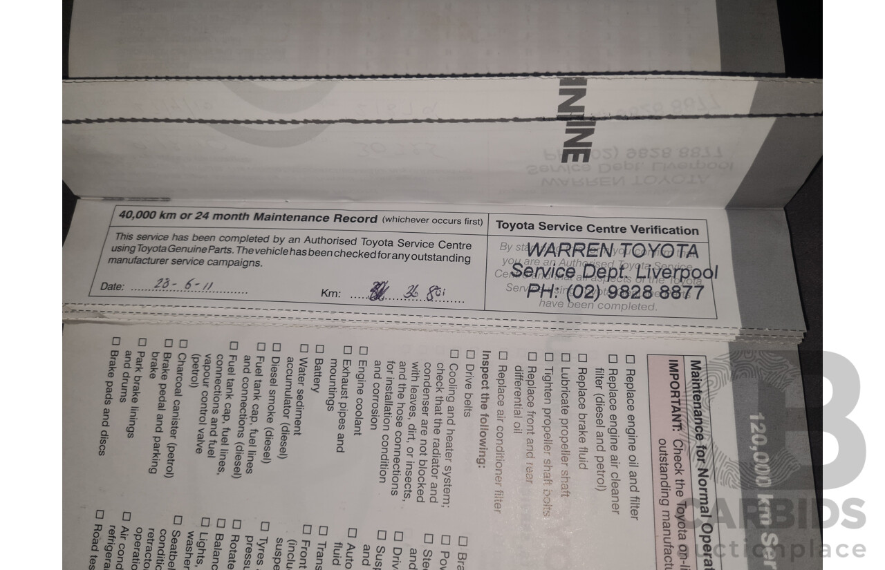 12/2008 Toyota Landcruiser GXL (4x4) VDJ200R 4d Wagon Blue Turbo Diesel V8 4.5L