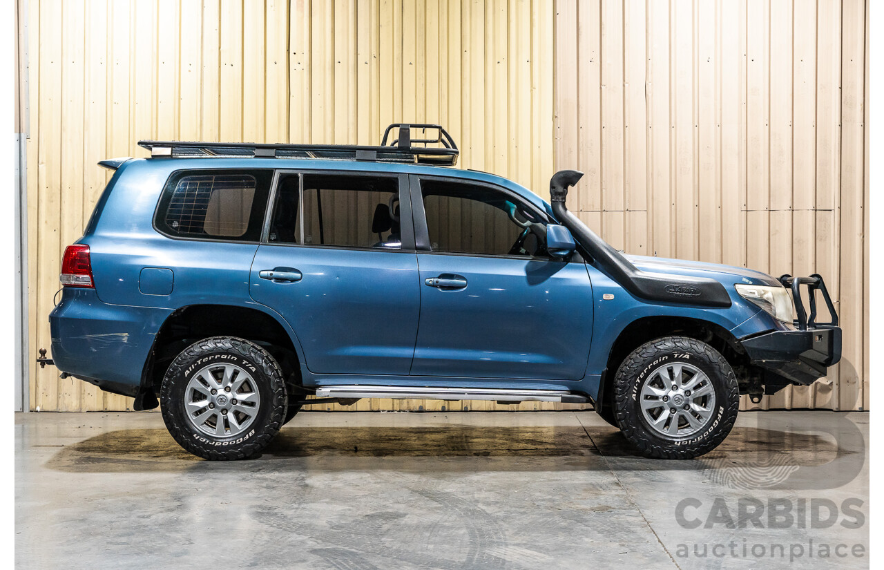 12/2008 Toyota Landcruiser GXL (4x4) VDJ200R 4d Wagon Blue Turbo Diesel V8 4.5L