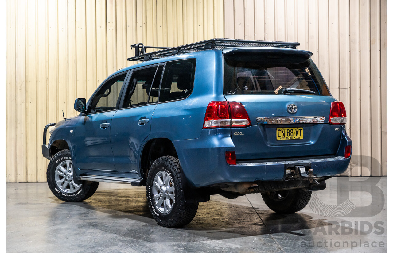 12/2008 Toyota Landcruiser GXL (4x4) VDJ200R 4d Wagon Blue Turbo Diesel V8 4.5L