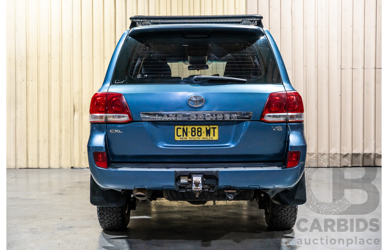 12/2008 Toyota Landcruiser GXL (4x4) VDJ200R 4d Wagon Blue Turbo Diesel V8 4.5L