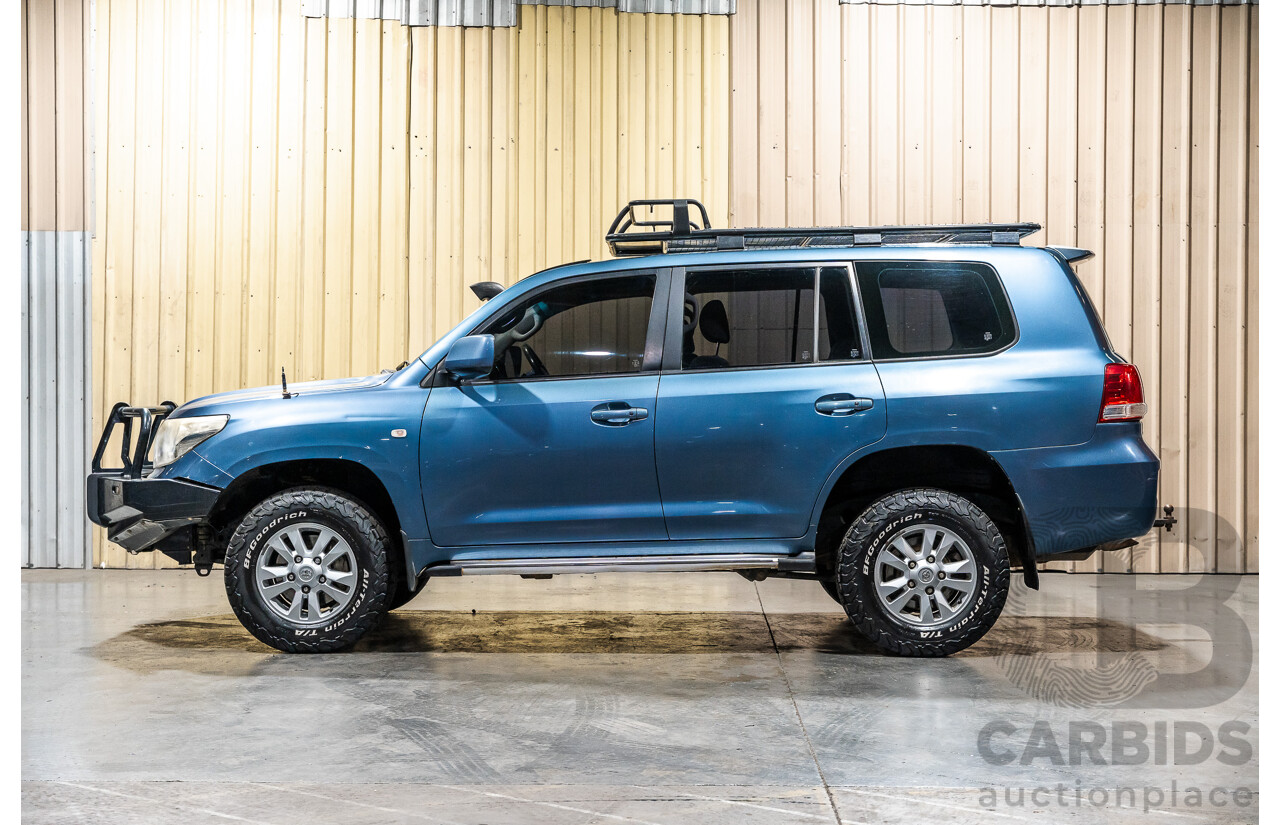 12/2008 Toyota Landcruiser GXL (4x4) VDJ200R 4d Wagon Blue Turbo Diesel V8 4.5L