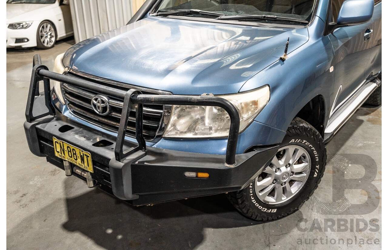 12/2008 Toyota Landcruiser GXL (4x4) VDJ200R 4d Wagon Blue Turbo Diesel V8 4.5L