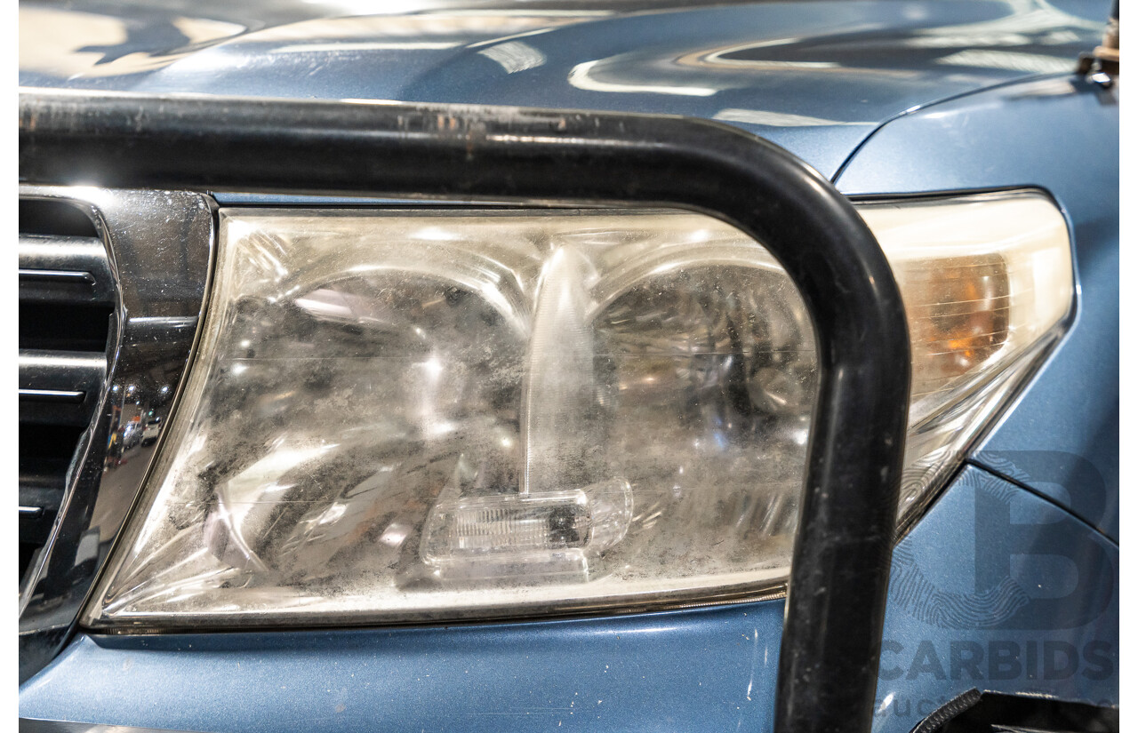 12/2008 Toyota Landcruiser GXL (4x4) VDJ200R 4d Wagon Blue Turbo Diesel V8 4.5L