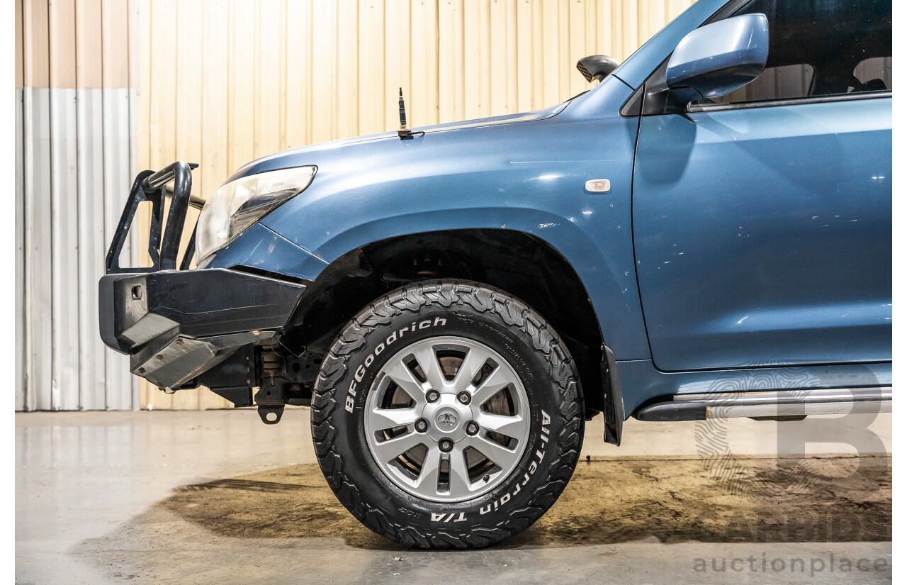 12/2008 Toyota Landcruiser GXL (4x4) VDJ200R 4d Wagon Blue Turbo Diesel V8 4.5L