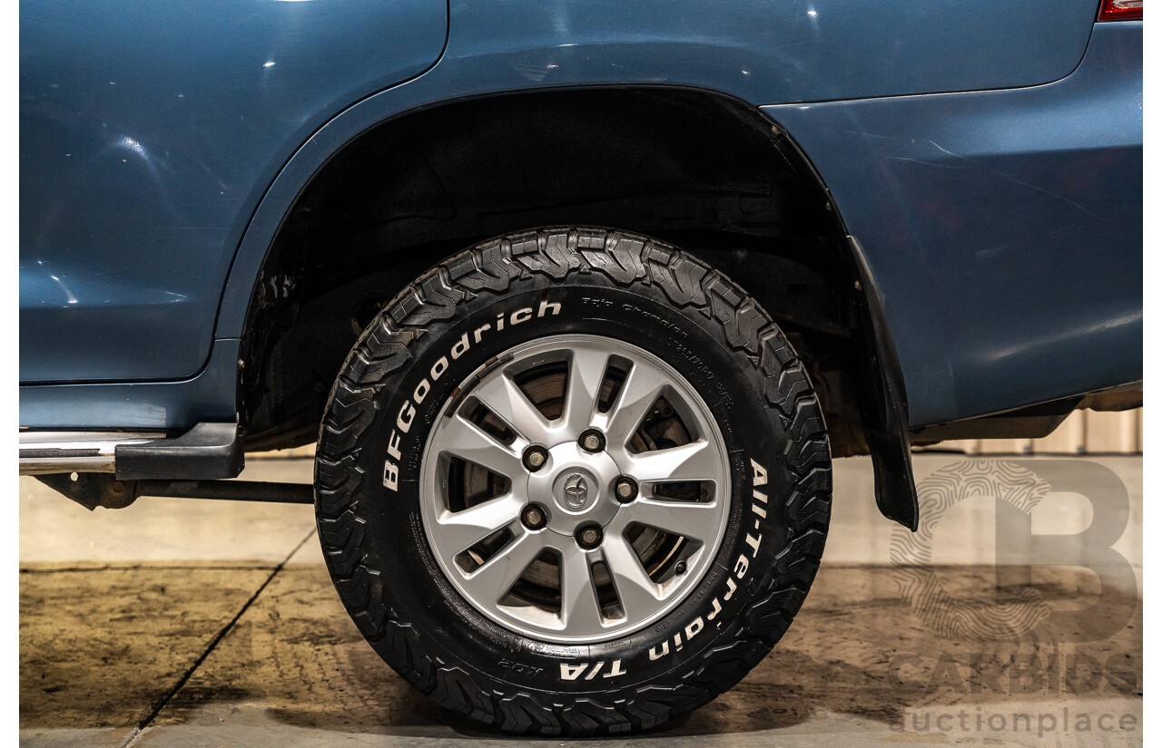 12/2008 Toyota Landcruiser GXL (4x4) VDJ200R 4d Wagon Blue Turbo Diesel V8 4.5L
