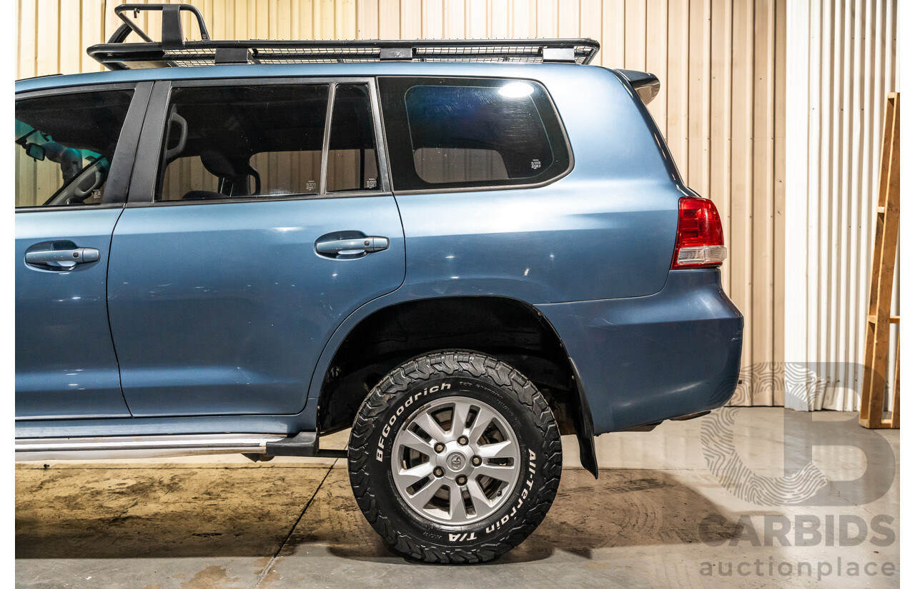 12/2008 Toyota Landcruiser GXL (4x4) VDJ200R 4d Wagon Blue Turbo Diesel V8 4.5L