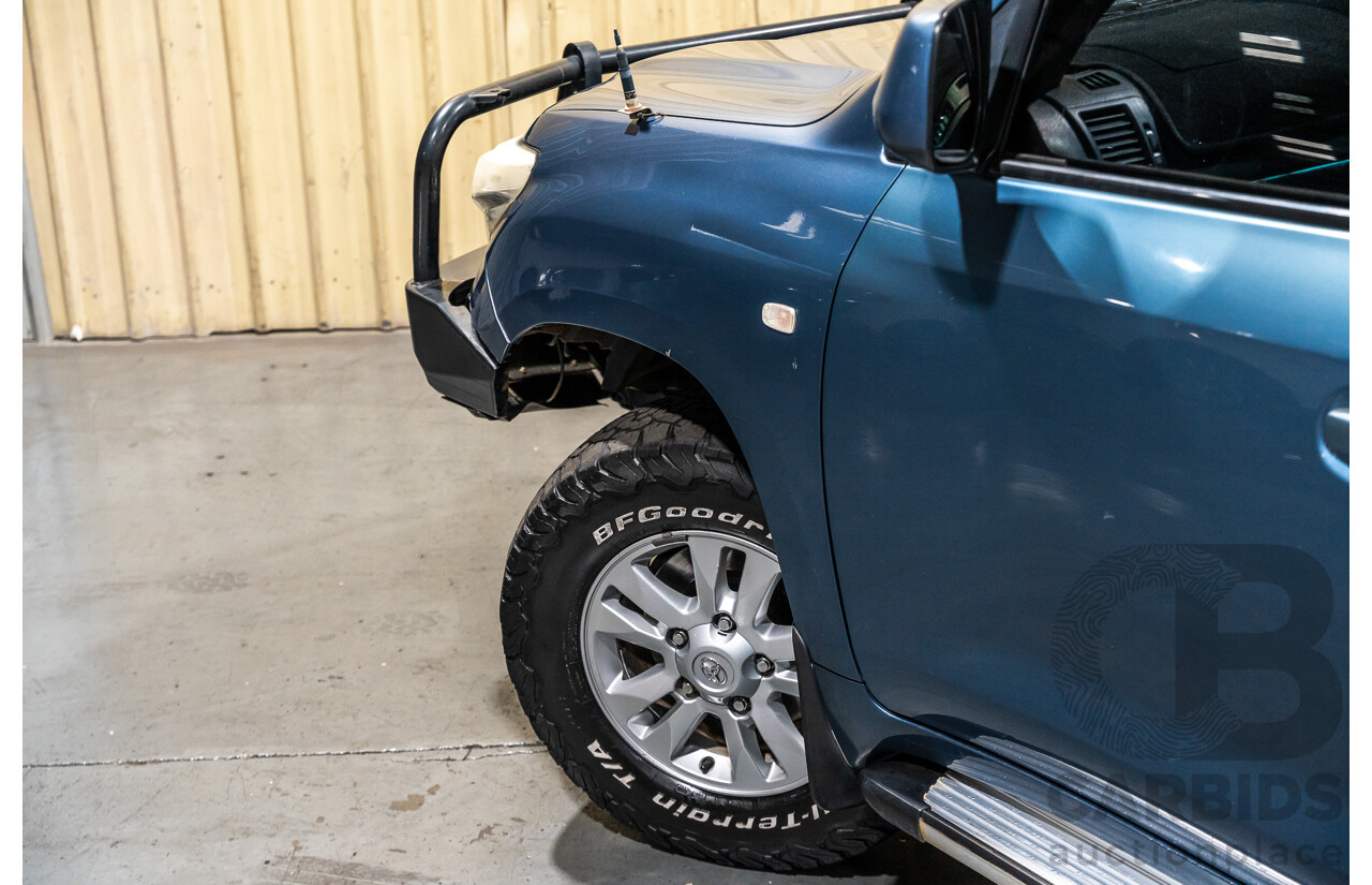 12/2008 Toyota Landcruiser GXL (4x4) VDJ200R 4d Wagon Blue Turbo Diesel V8 4.5L