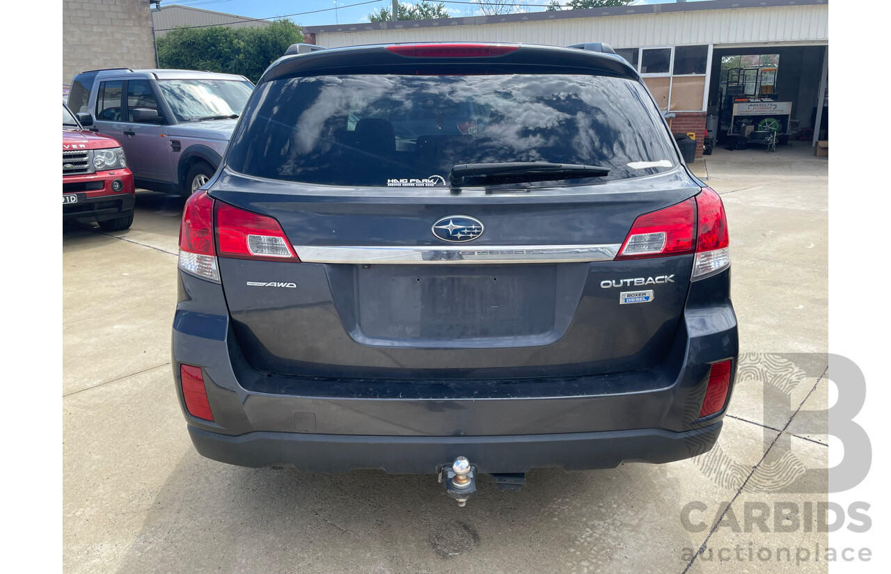 3/2013 Subaru Outback 2.0D Premium MY13 4d Wagon Black 2.0L