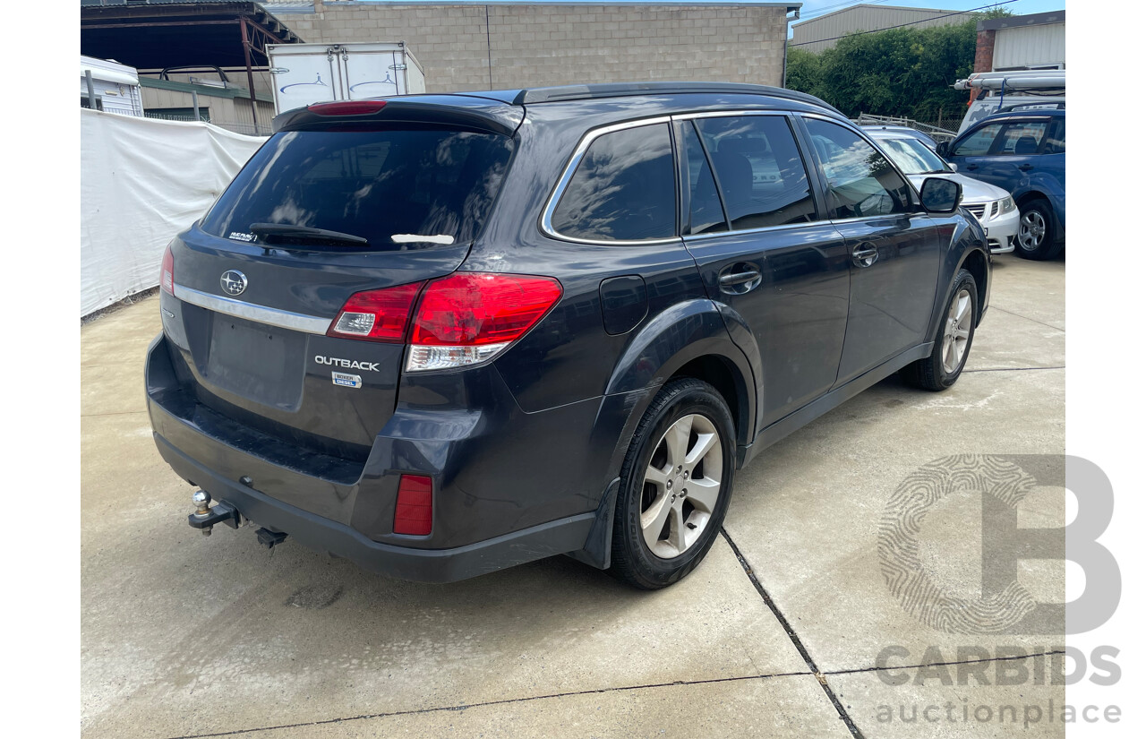 3/2013 Subaru Outback 2.0D Premium MY13 4d Wagon Black 2.0L