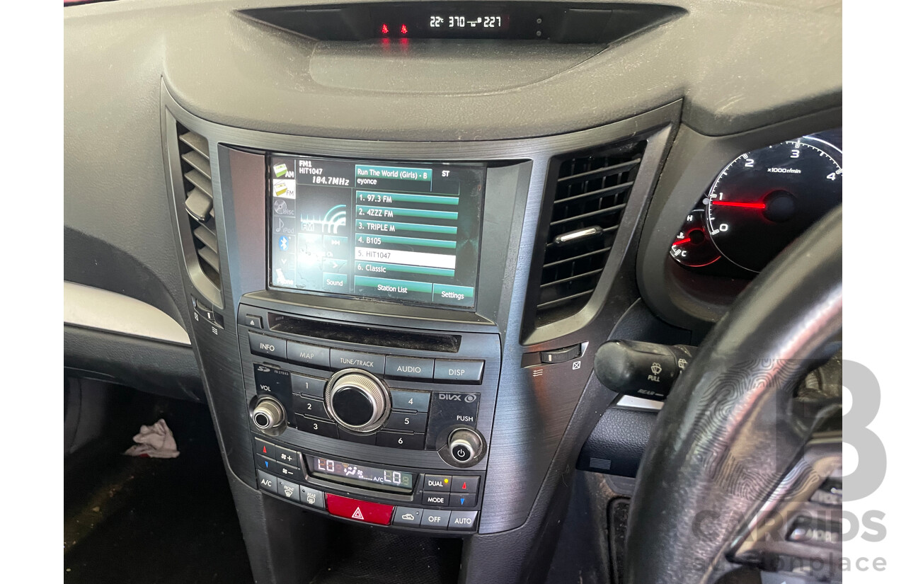 3/2013 Subaru Outback 2.0D Premium MY13 4d Wagon Black 2.0L