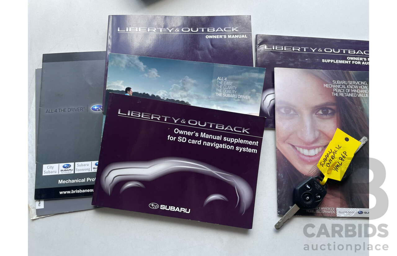 3/2013 Subaru Outback 2.0D Premium MY13 4d Wagon Black 2.0L