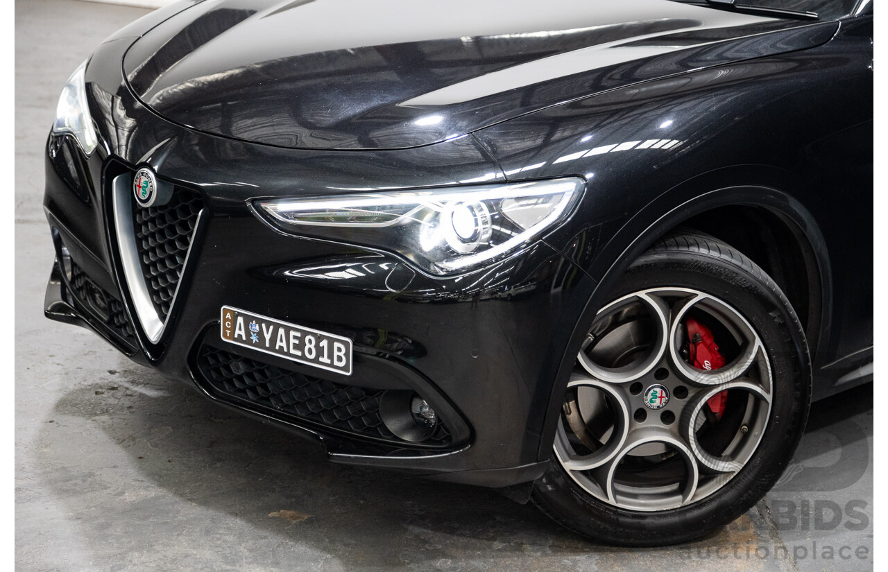 07/2020 Alfa Romeo Stelvio First Edition Q4 (AWD) 949 4D Wagon Black Turbo Diesel 2.1L