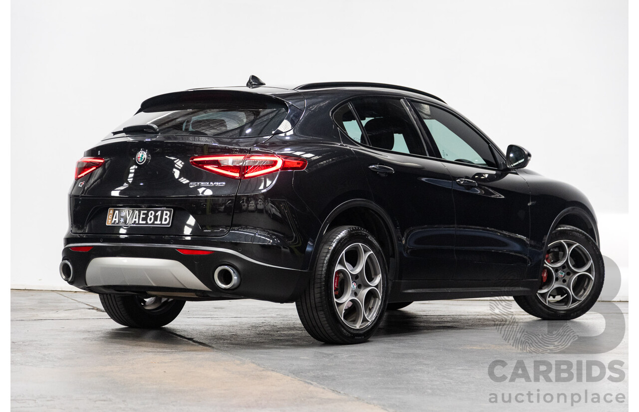 07/2020 Alfa Romeo Stelvio First Edition Q4 (AWD) 949 4D Wagon Black Turbo Diesel 2.1L