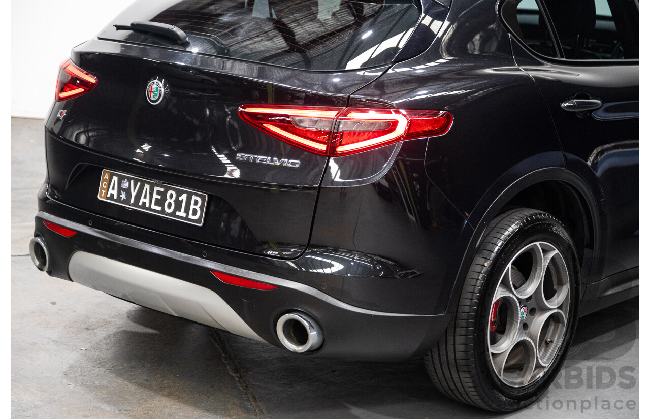 07/2020 Alfa Romeo Stelvio First Edition Q4 (AWD) 949 4D Wagon Black Turbo Diesel 2.1L