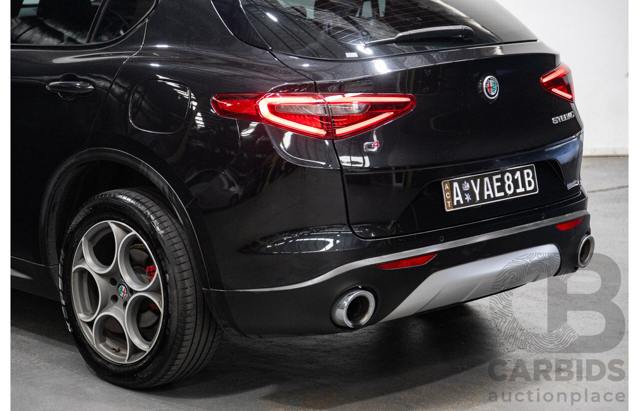 07/2020 Alfa Romeo Stelvio First Edition Q4 (AWD) 949 4D Wagon Black Turbo Diesel 2.1L