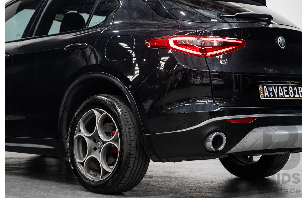 07/2020 Alfa Romeo Stelvio First Edition Q4 (AWD) 949 4D Wagon Black Turbo Diesel 2.1L