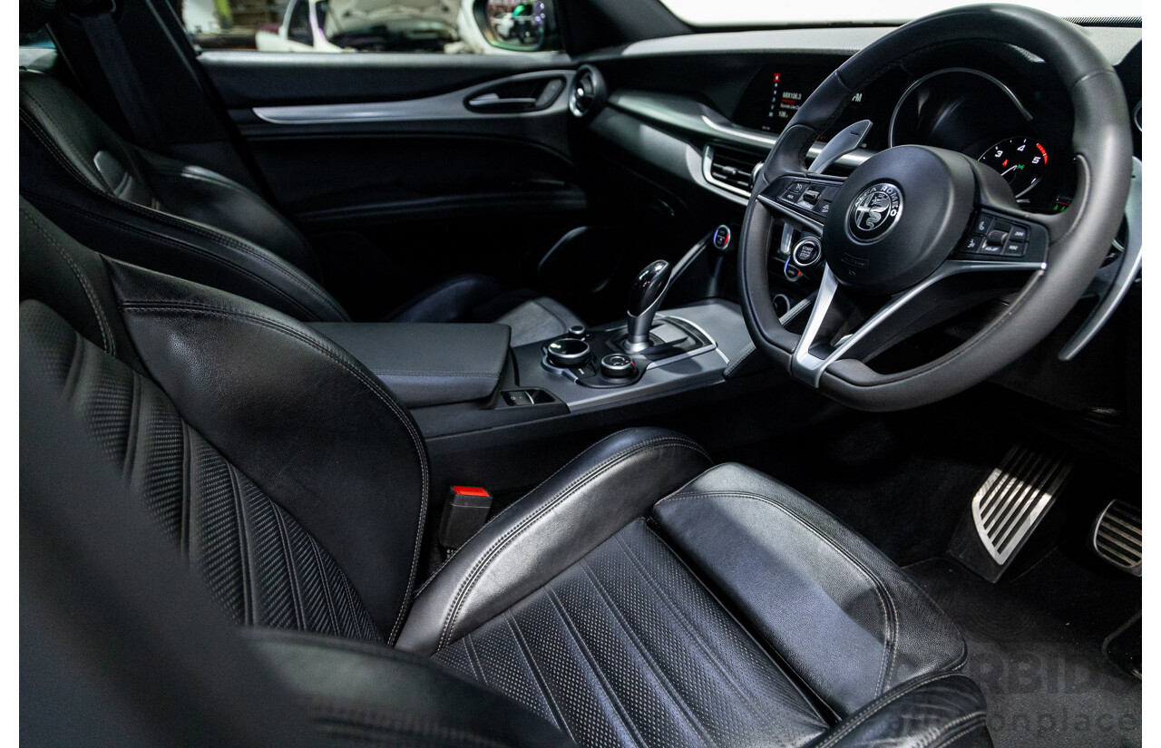 07/2020 Alfa Romeo Stelvio First Edition Q4 (AWD) 949 4D Wagon Black Turbo Diesel 2.1L