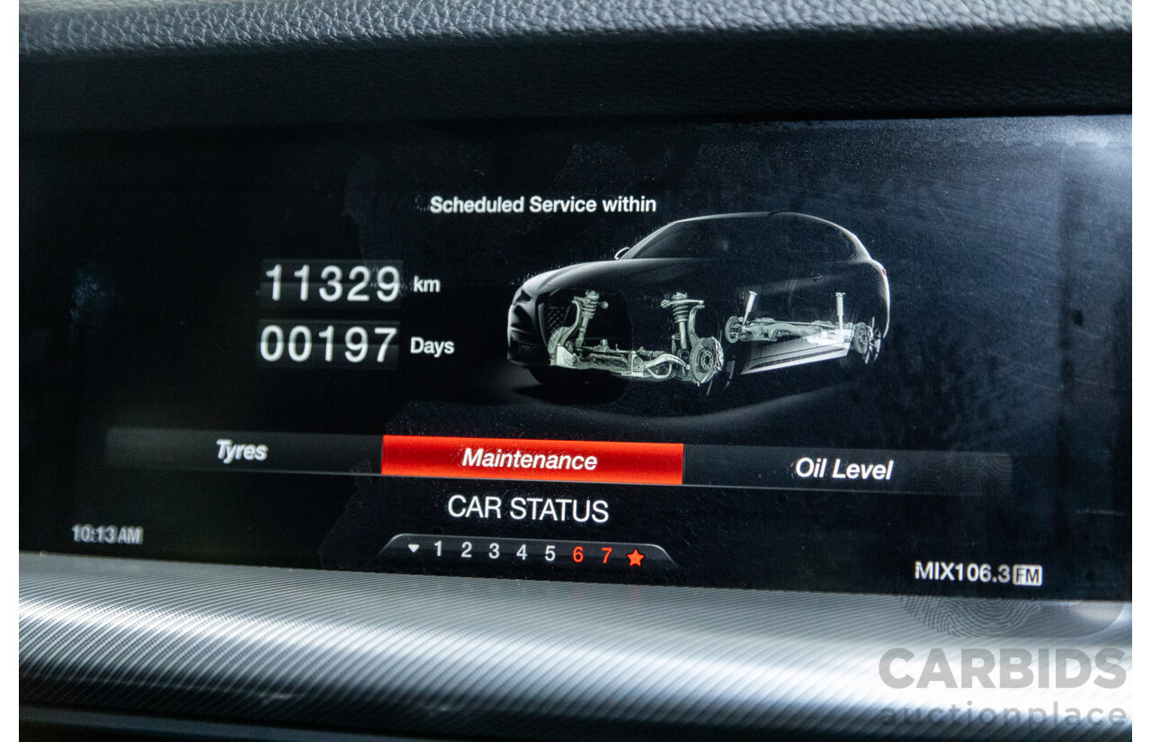 07/2020 Alfa Romeo Stelvio First Edition Q4 (AWD) 949 4D Wagon Black Turbo Diesel 2.1L