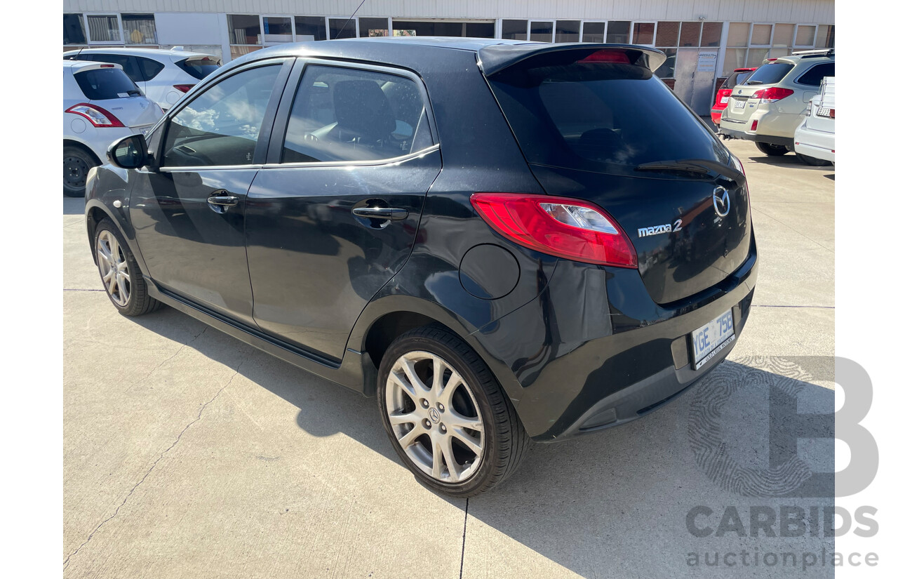 7/2008 Mazda Mazda2 Genki DE 5d Hatchback Black 1.5L
