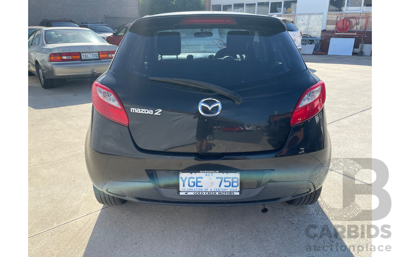 7/2008 Mazda Mazda2 Genki DE 5d Hatchback Black 1.5L
