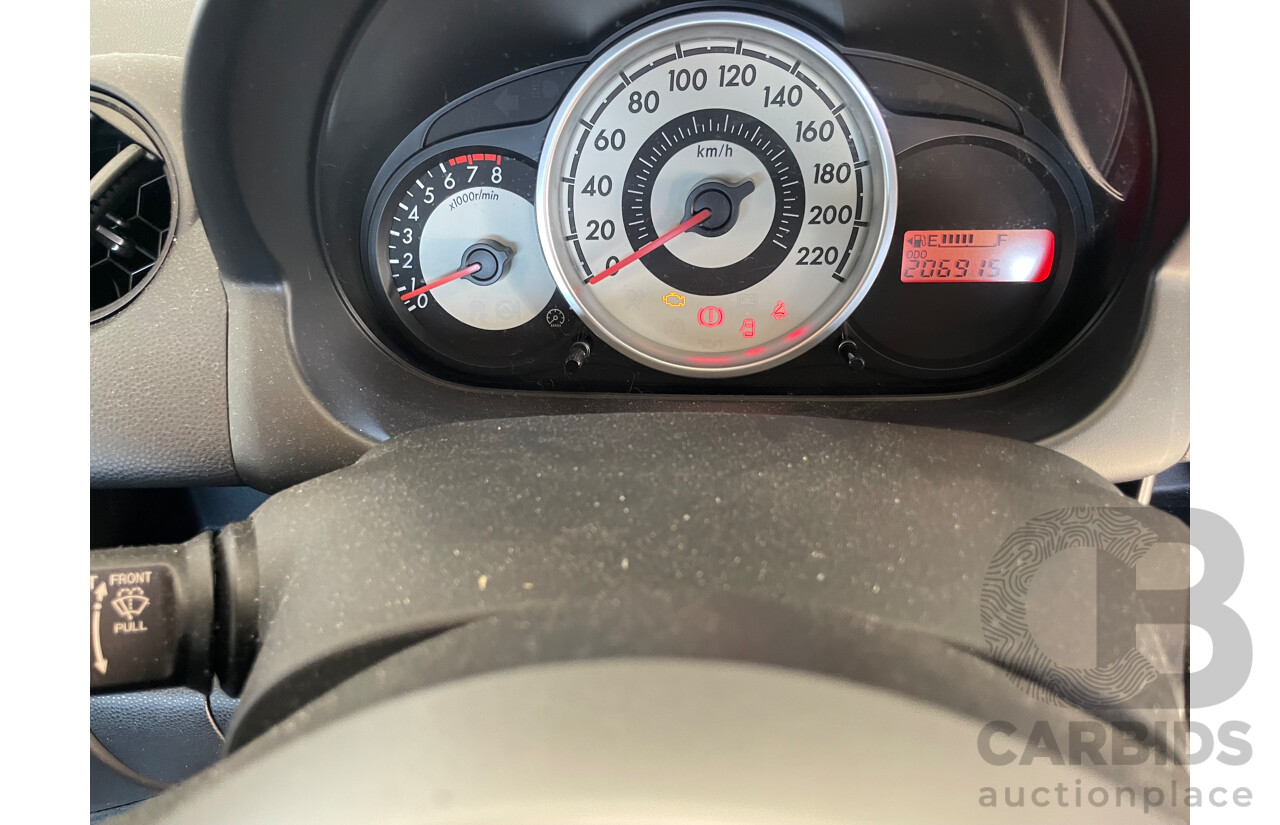 7/2008 Mazda Mazda2 Genki DE 5d Hatchback Black 1.5L