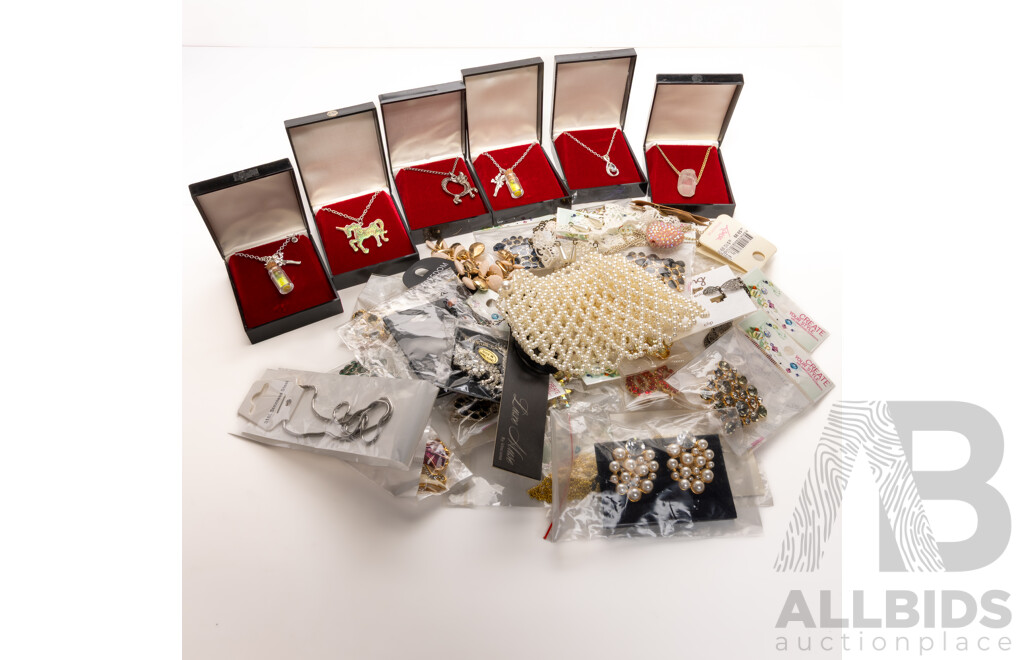 Collection of Costume Jewellery, All New in Packaging Including Some Vintage