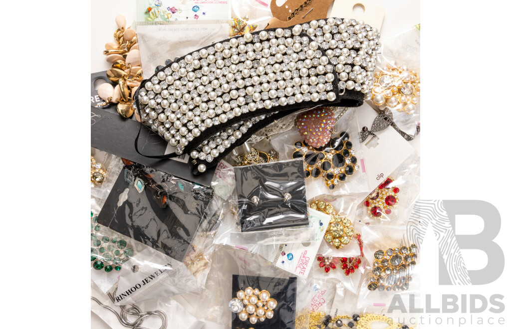 Collection of Costume Jewellery, All New in Packaging Including Some Vintage