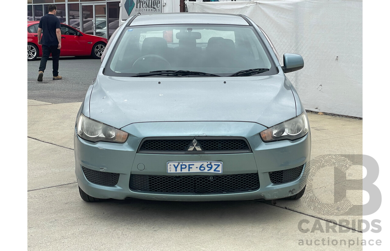 11/2009 Mitsubishi Lancer ES CJ MY09 4d Sedan Blue 2.0L
