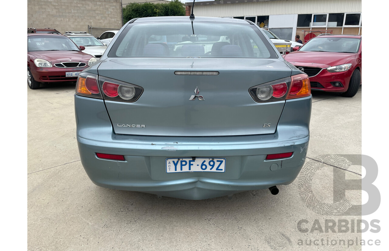 11/2009 Mitsubishi Lancer ES CJ MY09 4d Sedan Blue 2.0L