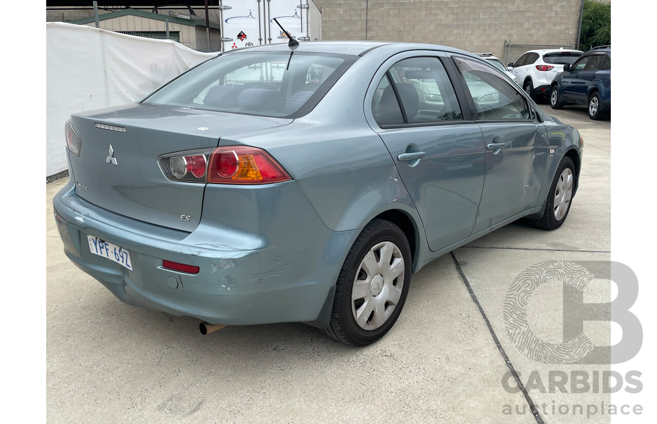 11/2009 Mitsubishi Lancer ES CJ MY09 4d Sedan Blue 2.0L