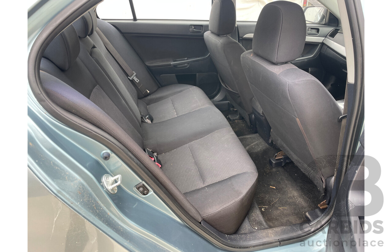 11/2009 Mitsubishi Lancer ES CJ MY09 4d Sedan Blue 2.0L