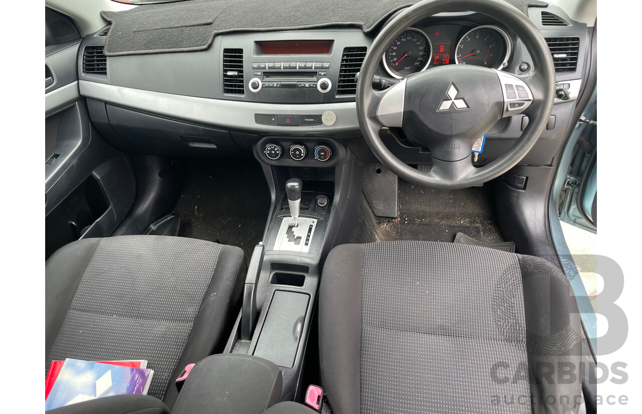 11/2009 Mitsubishi Lancer ES CJ MY09 4d Sedan Blue 2.0L