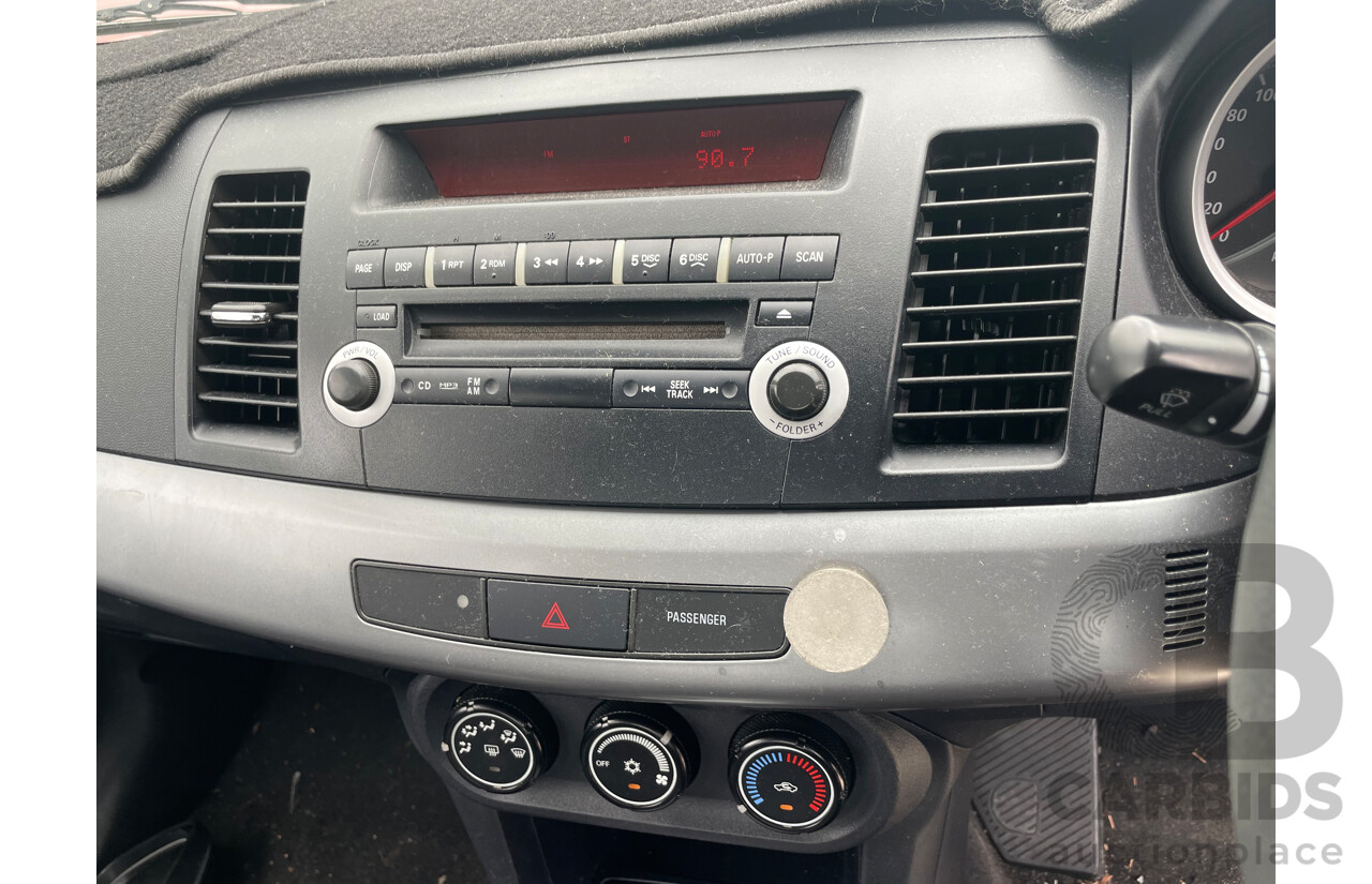 11/2009 Mitsubishi Lancer ES CJ MY09 4d Sedan Blue 2.0L