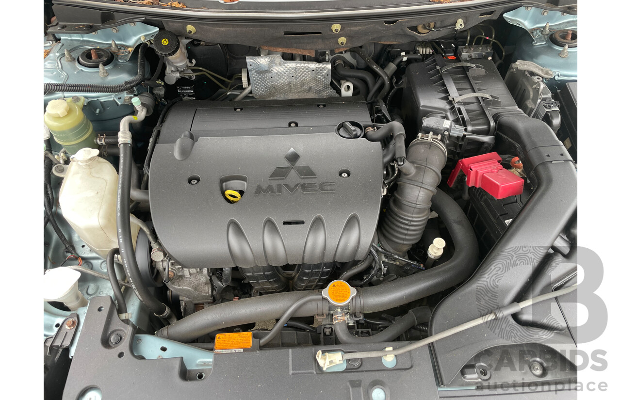 11/2009 Mitsubishi Lancer ES CJ MY09 4d Sedan Blue 2.0L