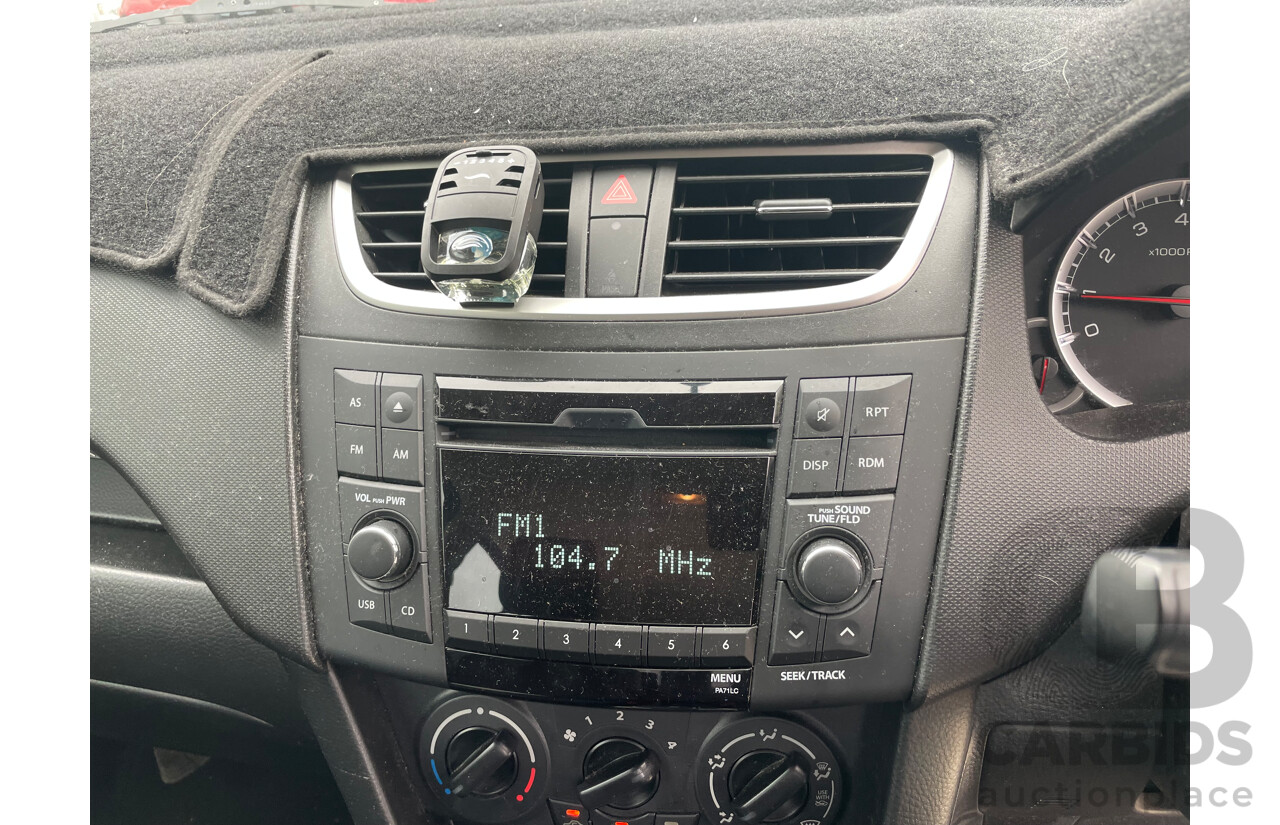 7/2012 Suzuki Swift GL FZ 5d Hatchback White 1.4L