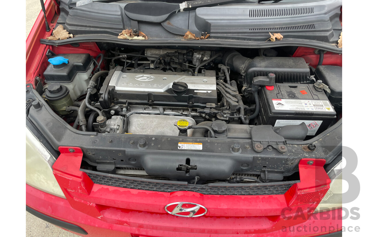 9/2005 Hyundai Getz 1.4 TB UPGRADE 3d Hatchback Red 1.4L