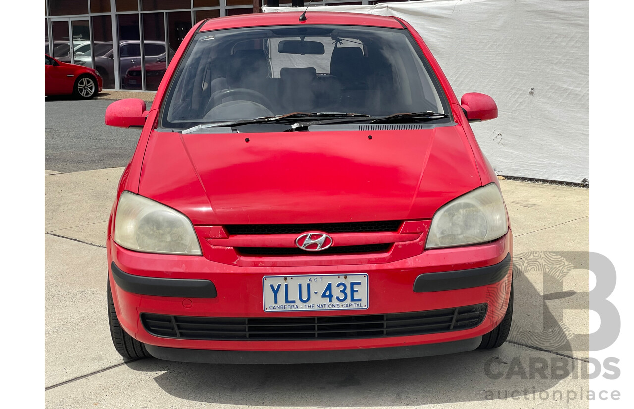 9/2005 Hyundai Getz 1.4 TB UPGRADE 3d Hatchback Red 1.4L