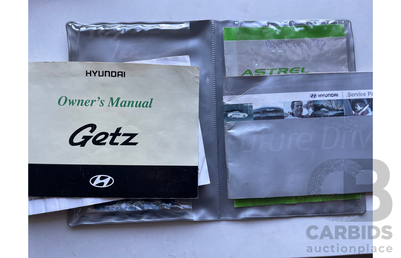 9/2005 Hyundai Getz 1.4 TB UPGRADE 3d Hatchback Red 1.4L