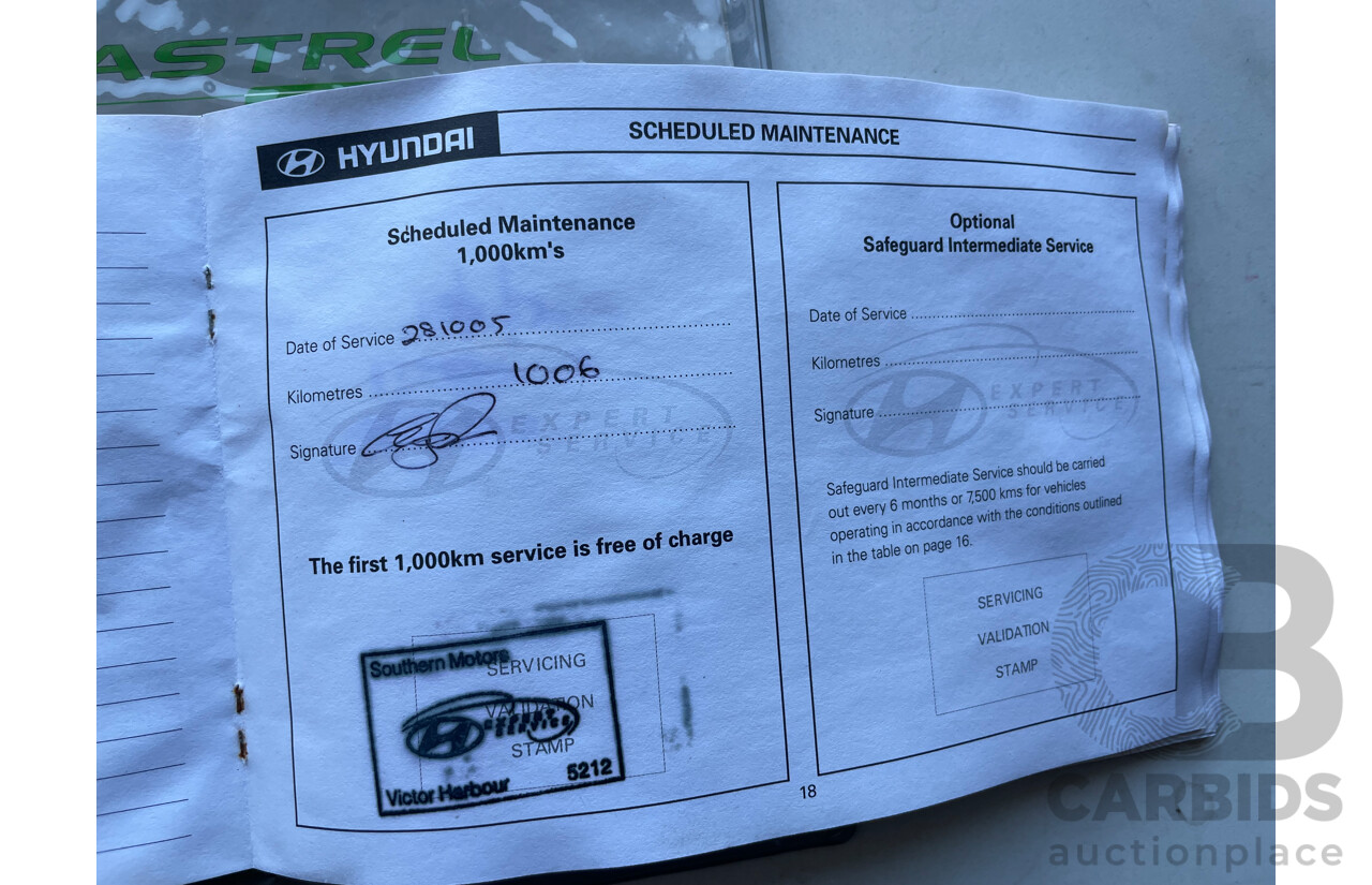 9/2005 Hyundai Getz 1.4 TB UPGRADE 3d Hatchback Red 1.4L