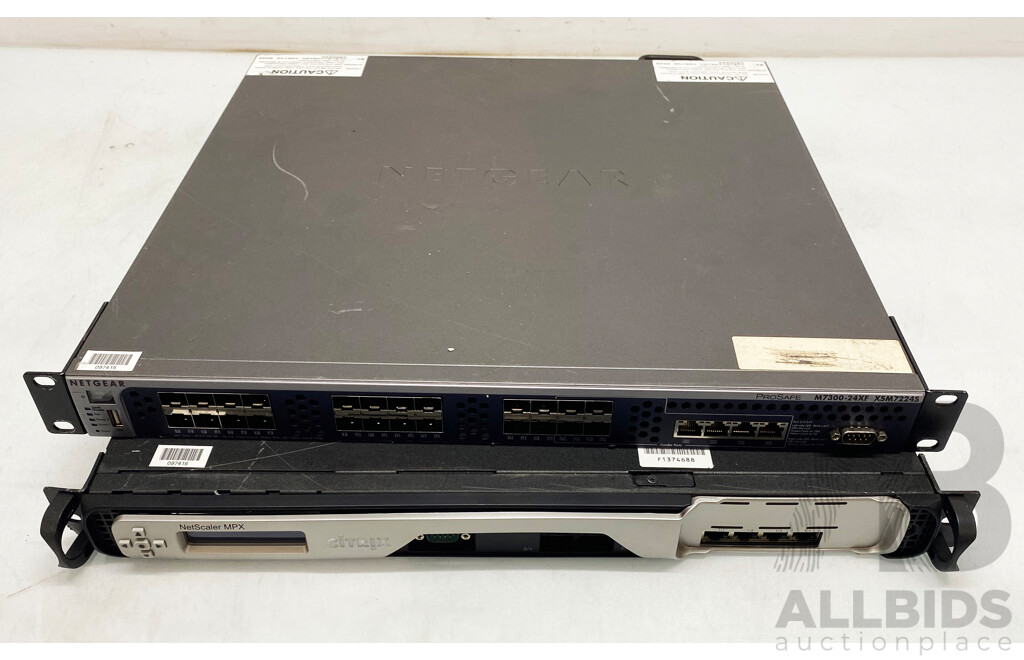 Netgear (M7300-24XF XSM7224S) & Citrix NetScaler MPX