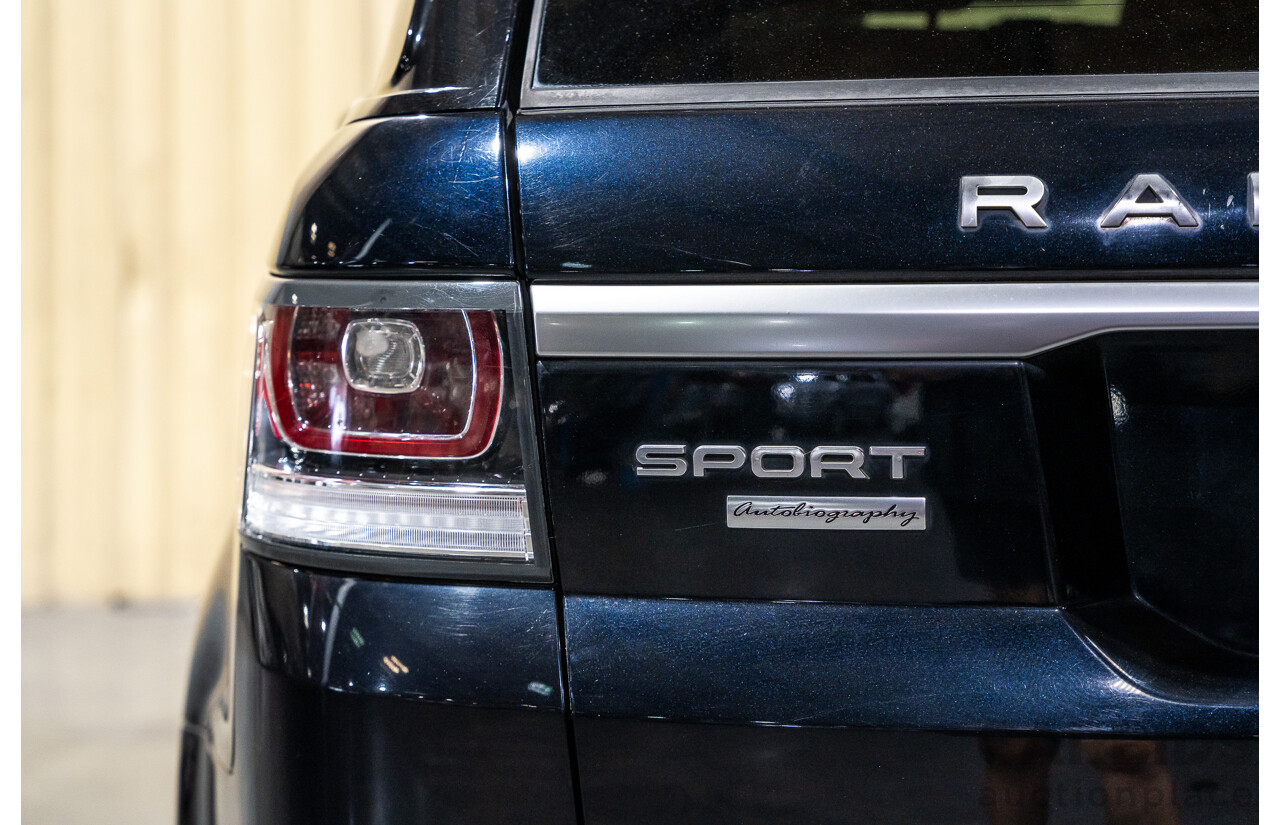 3/2014 Range Rover Sport 3.0 SDV6 Autobiography LW 4d Wagon Mariana Black Metallic Turbo Diesel V6 3.0L