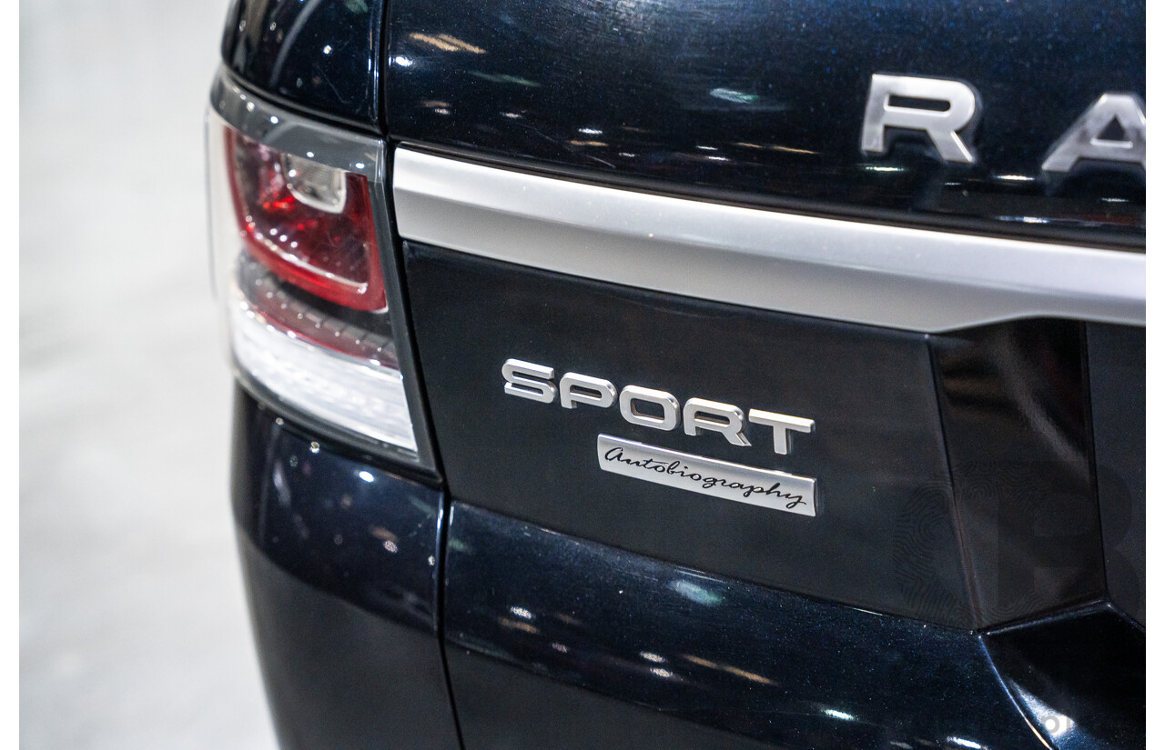 3/2014 Range Rover Sport 3.0 SDV6 Autobiography LW 4d Wagon Mariana Black Metallic Turbo Diesel V6 3.0L