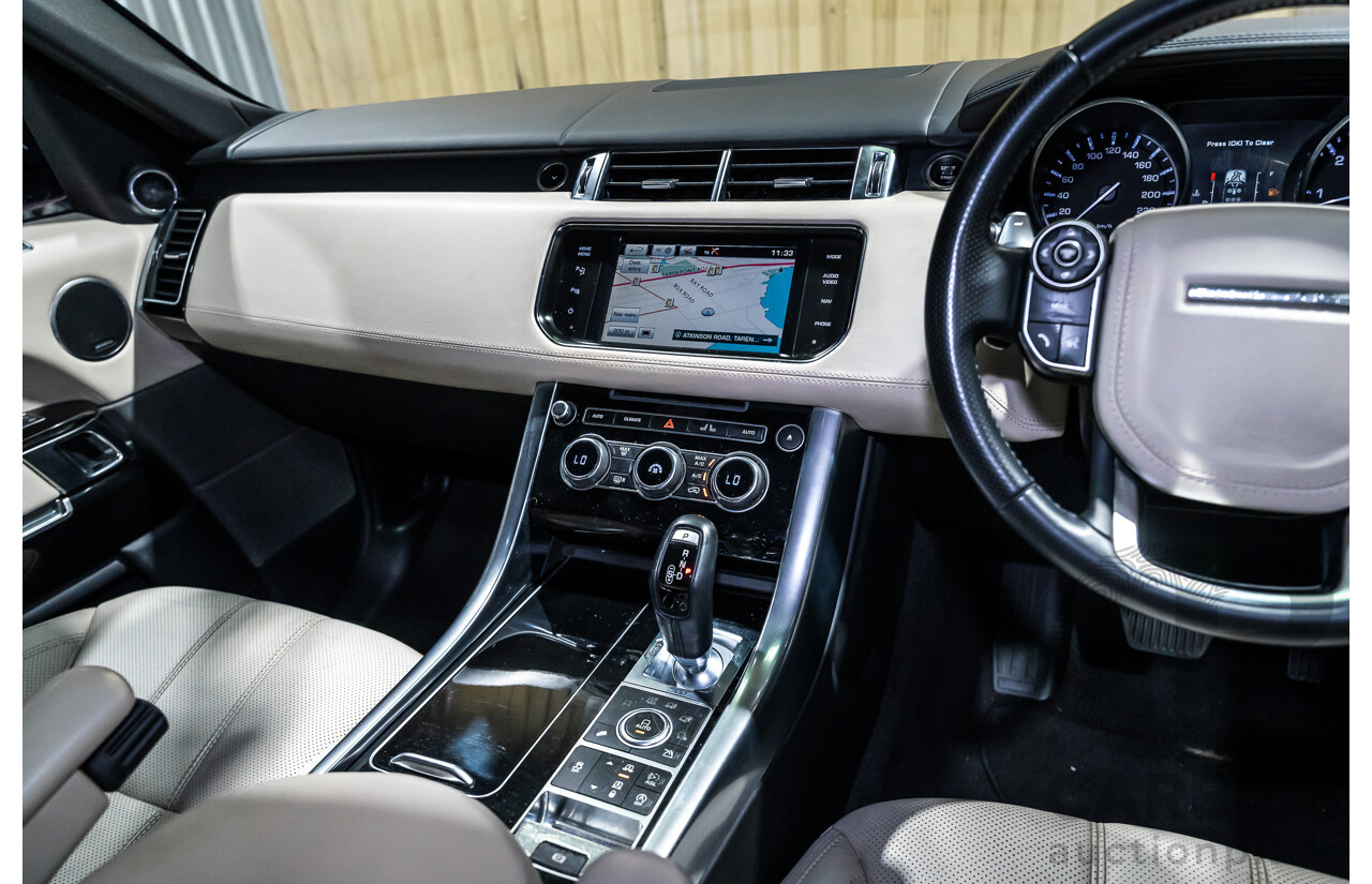 3/2014 Range Rover Sport 3.0 SDV6 Autobiography LW 4d Wagon Mariana Black Metallic Turbo Diesel V6 3.0L