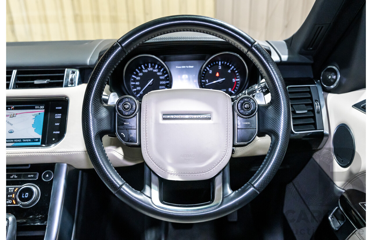 3/2014 Range Rover Sport 3.0 SDV6 Autobiography LW 4d Wagon Mariana Black Metallic Turbo Diesel V6 3.0L