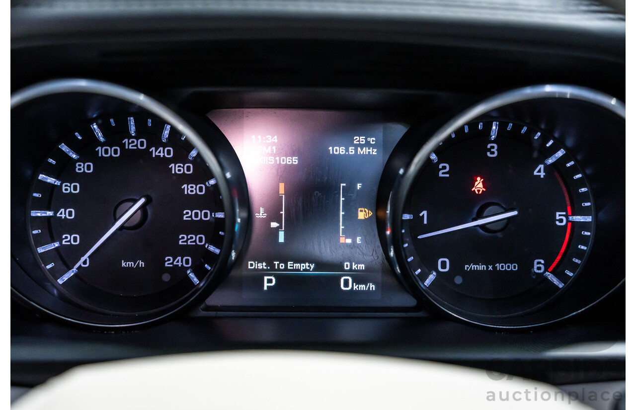 3/2014 Range Rover Sport 3.0 SDV6 Autobiography LW 4d Wagon Mariana Black Metallic Turbo Diesel V6 3.0L